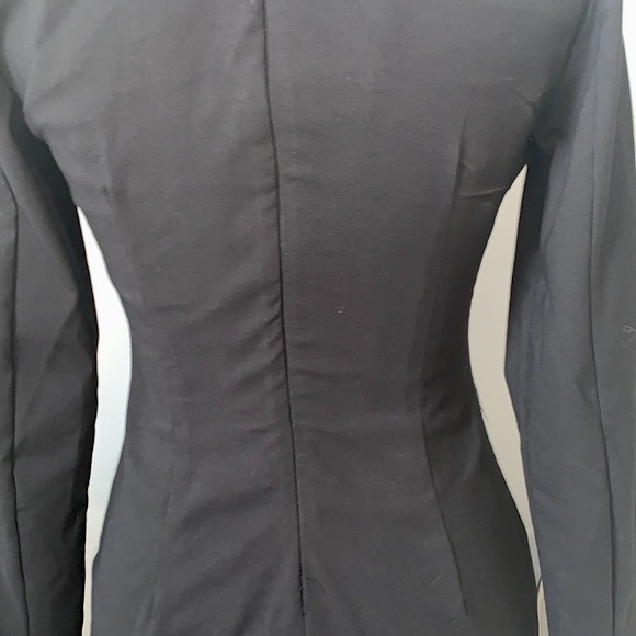 Zara Black Ruffle Mini Dress Size S - Picture 9 of 10